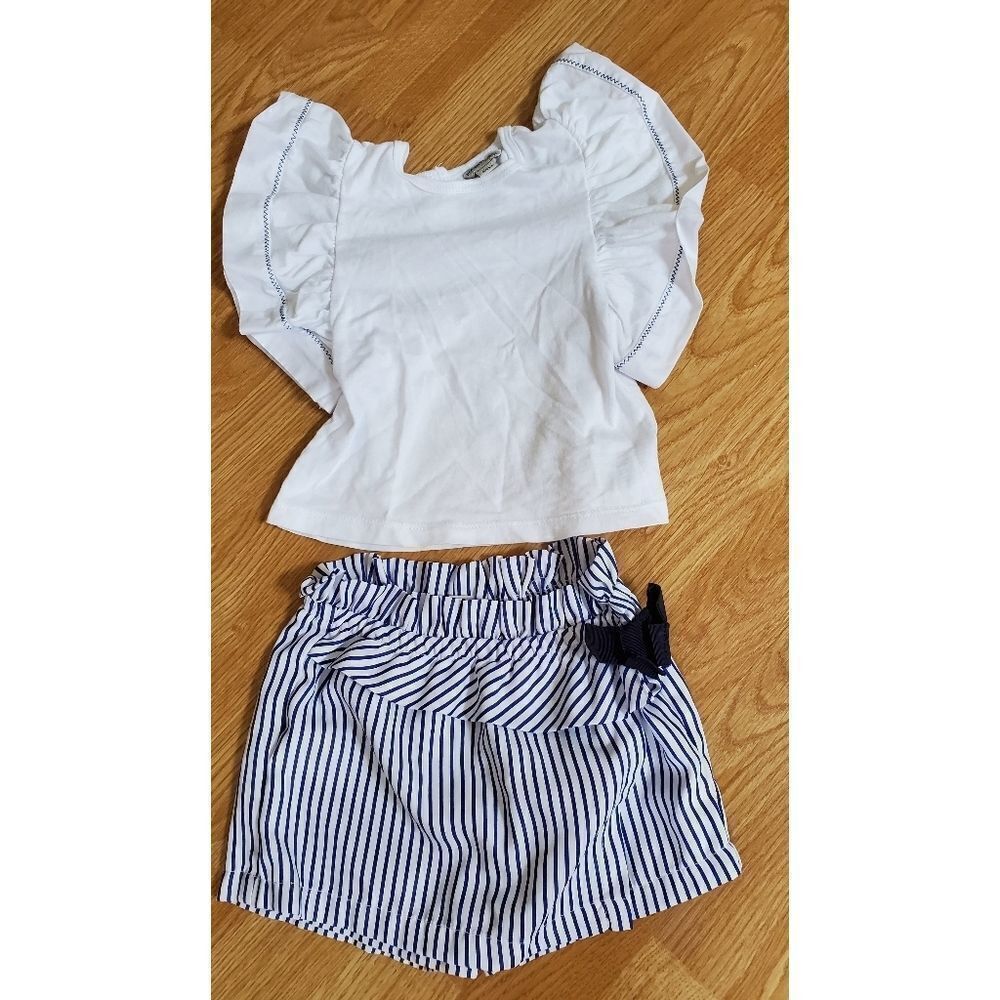 Habitual Girl Cece Top & Wrap Shorts Set sz 24 Mo - Picture 3 of 11